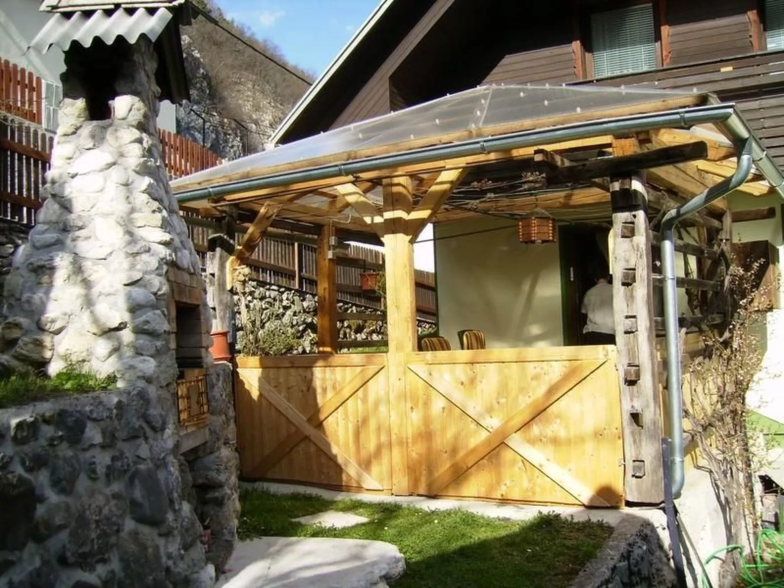 Wohnung im Erdgeschoss - sechs Personen und eine Terrasse-Dedans