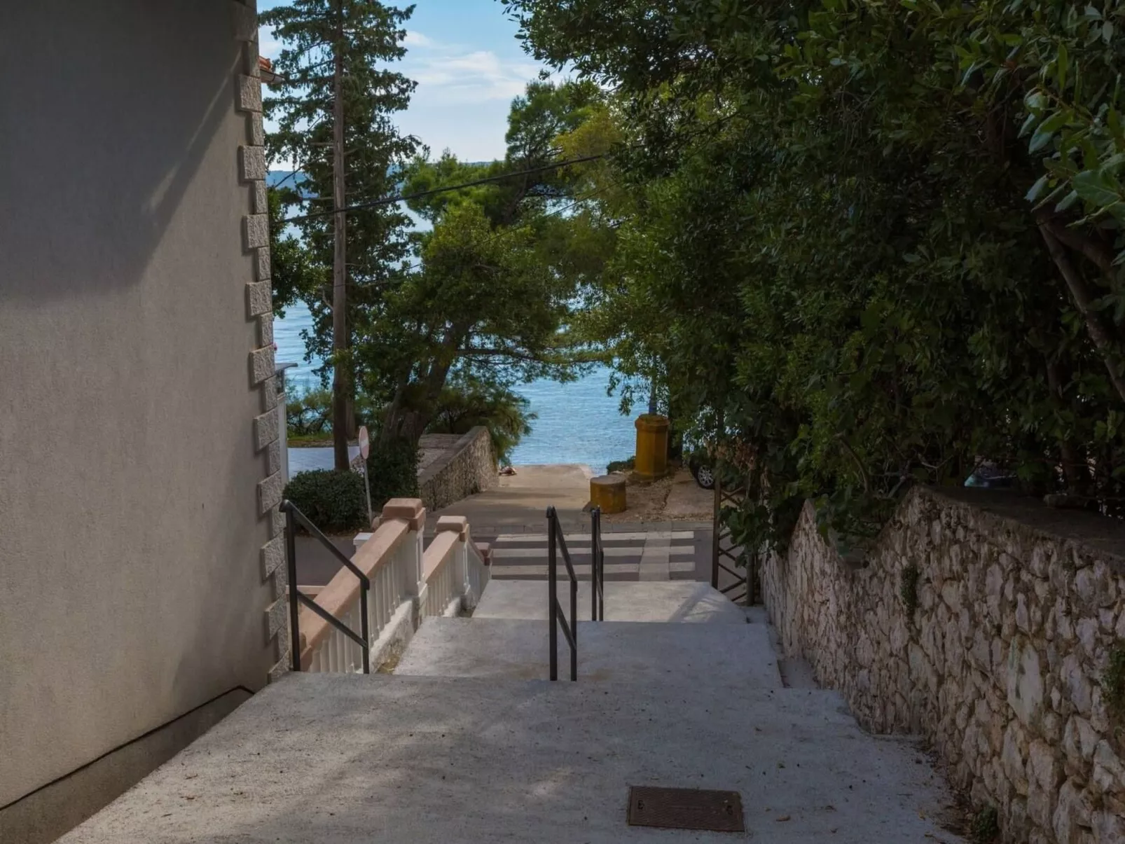 Wohnung 50m vom Strand entfernt, für 5 Personen-Draußen