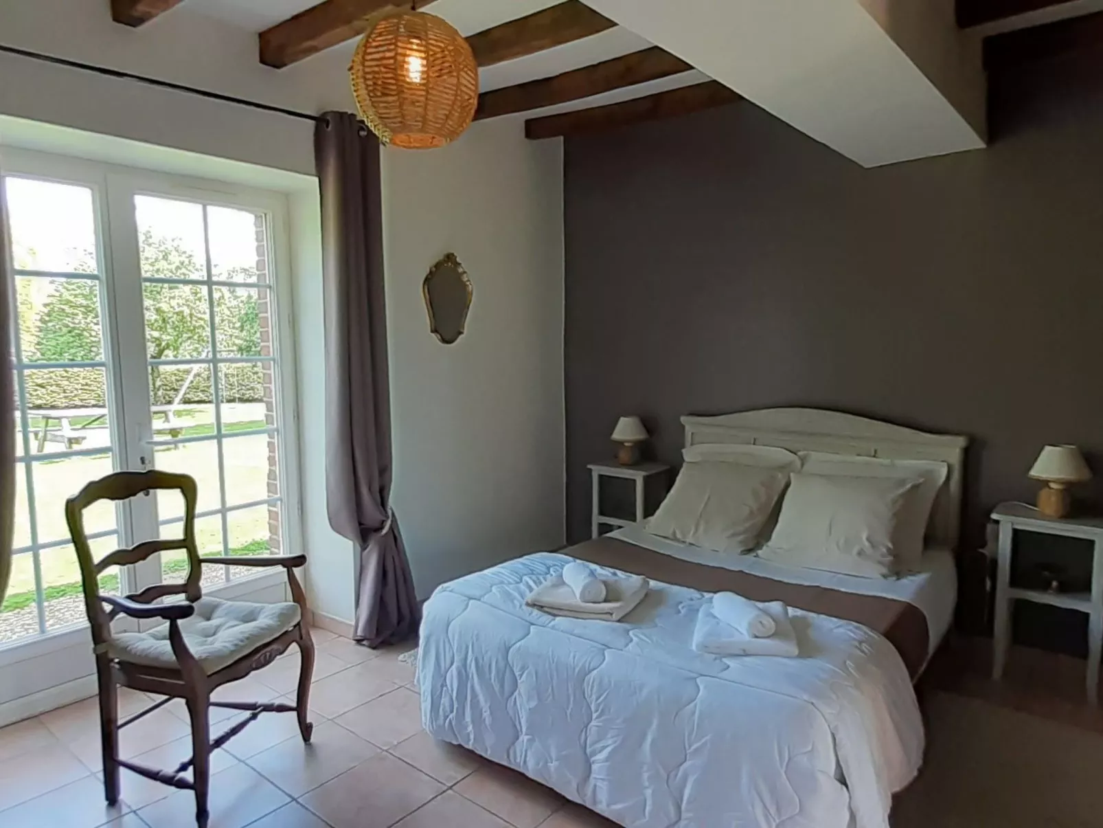 Normannisches Ferienhaus mit Charme les châtaigniers 1 Zimmer-Dedans