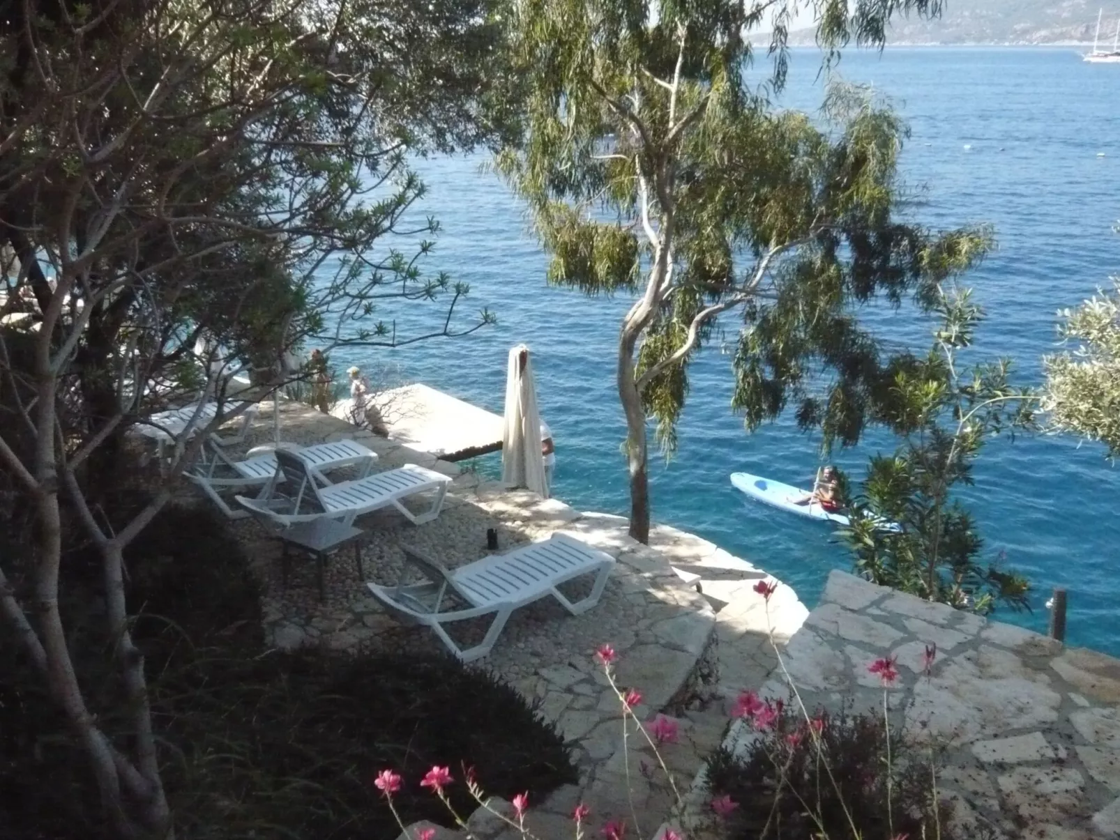 Ferienvilla Amare mit privatem Pool und Meerblick-Draußen