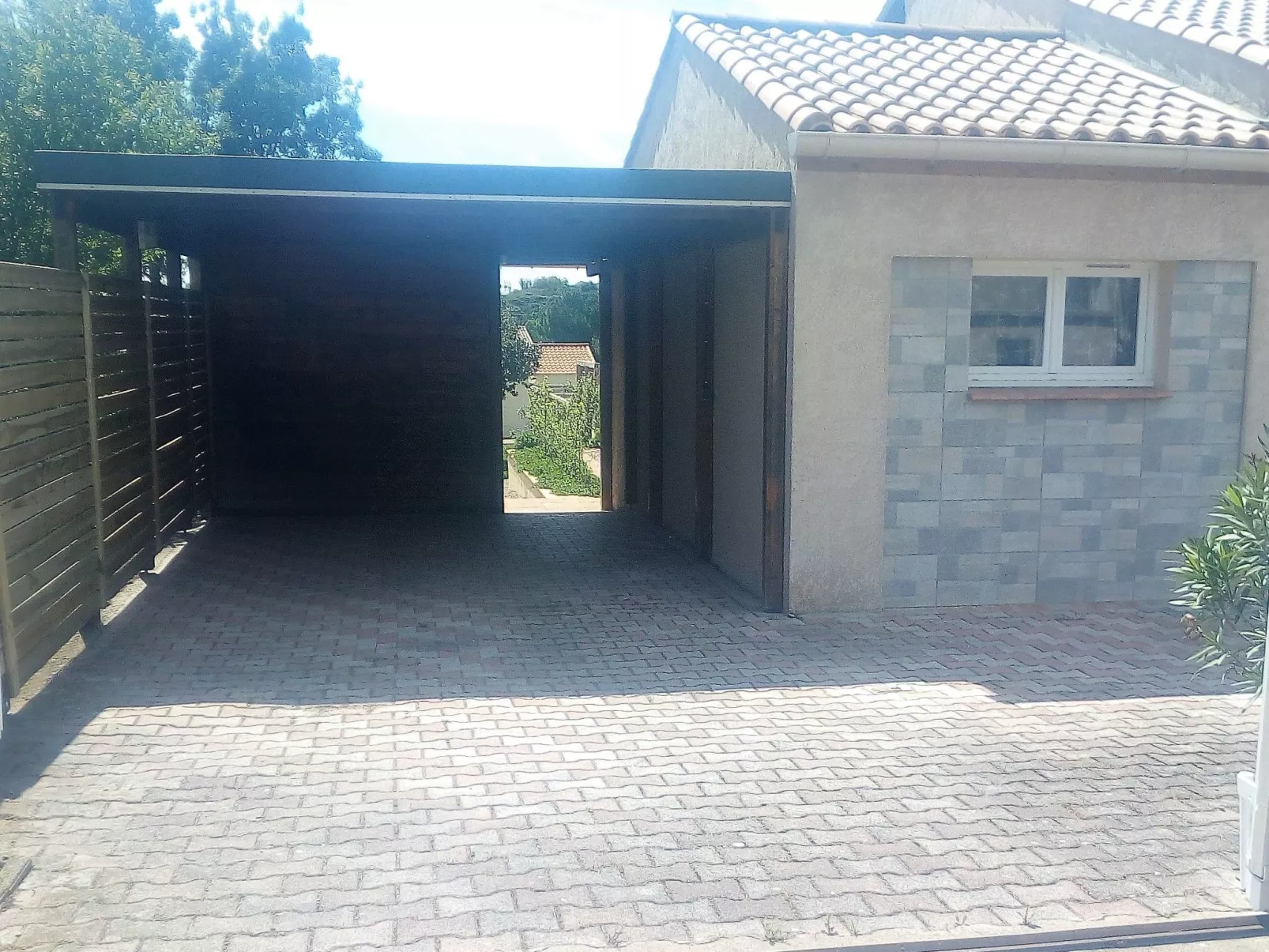 Inmitten der Weinberge Lucinkas-Draußen