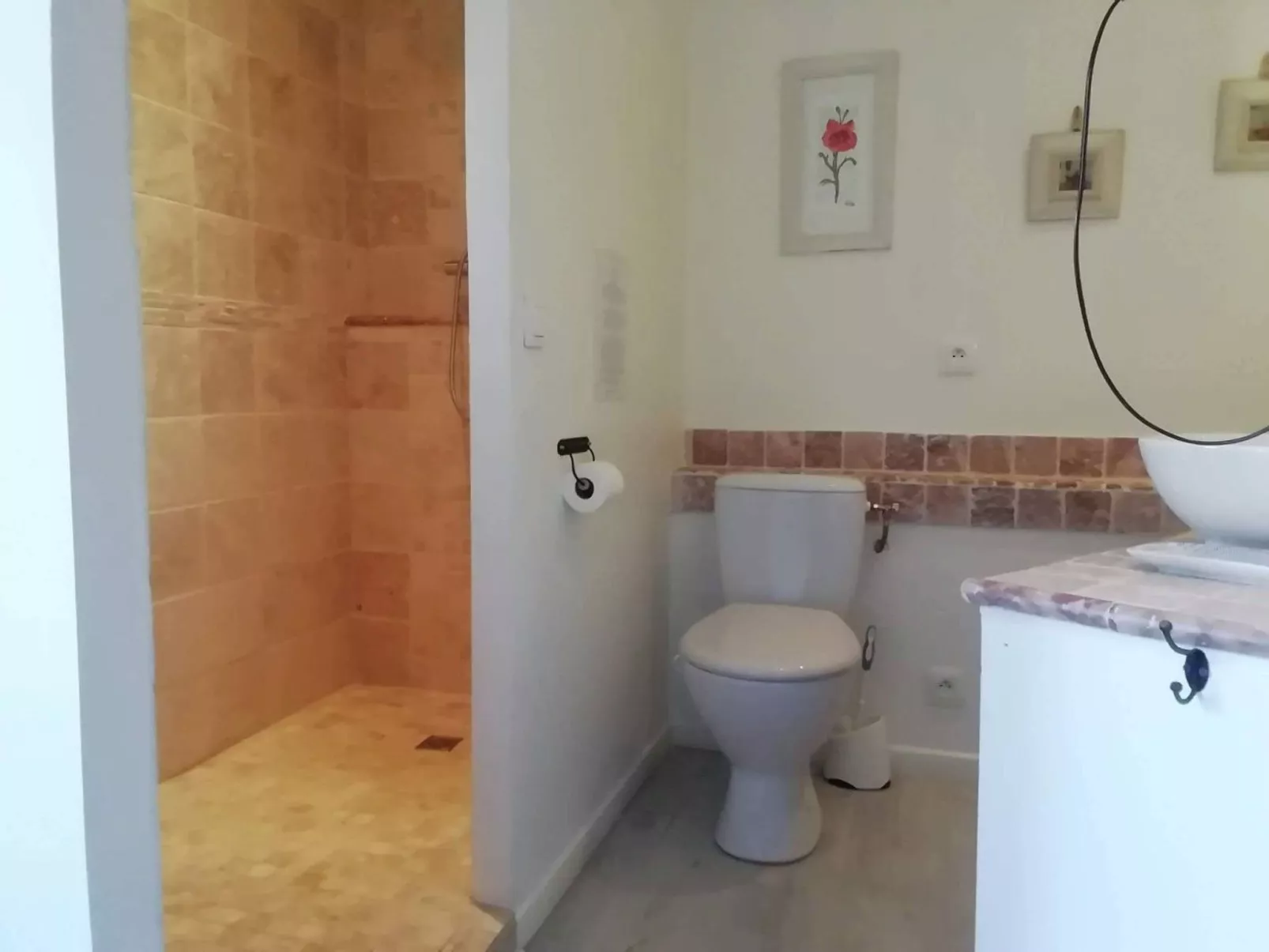 Auf dem Land mit Pool-Inside