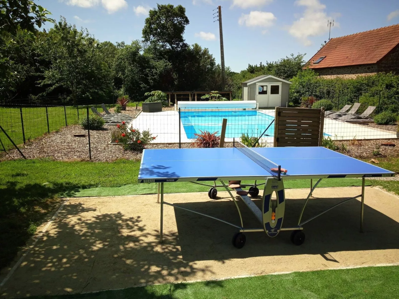 Helles, offenes Ferienhaus, Gemeinschaftspool Hunde-Dehors