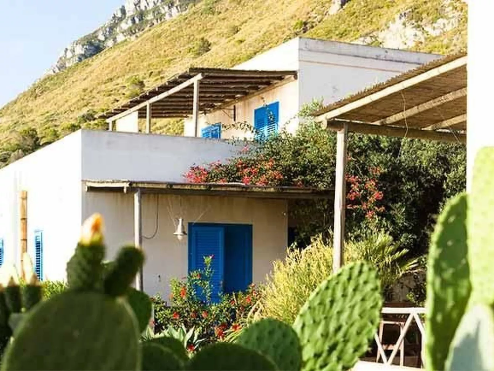 Wohnung in Marettimo mit Terrasse, gemeinsamem Pool und Garten-Dehors