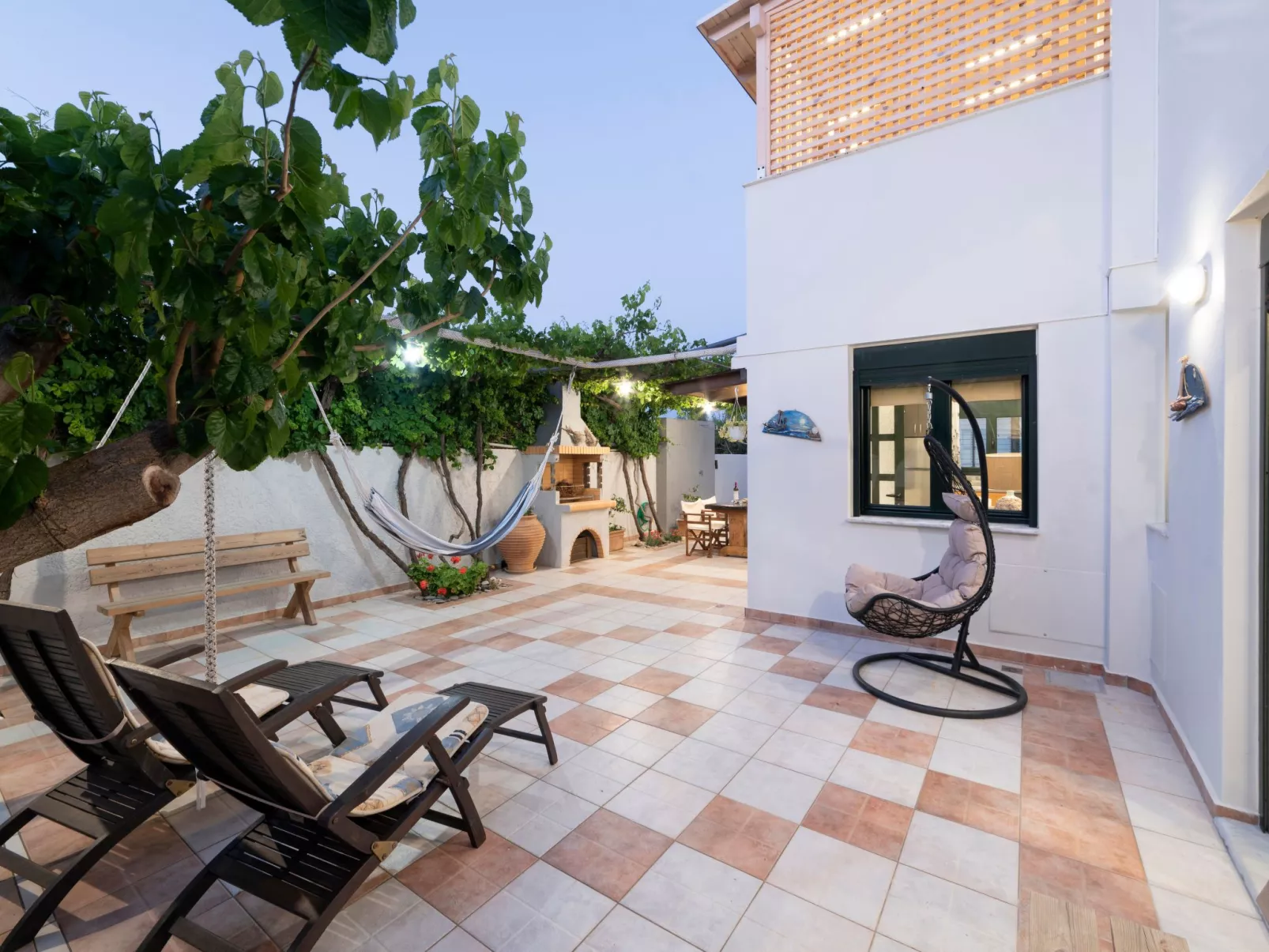 Villa Krevatina mit privatem Pool und großer Veranda-Draußen