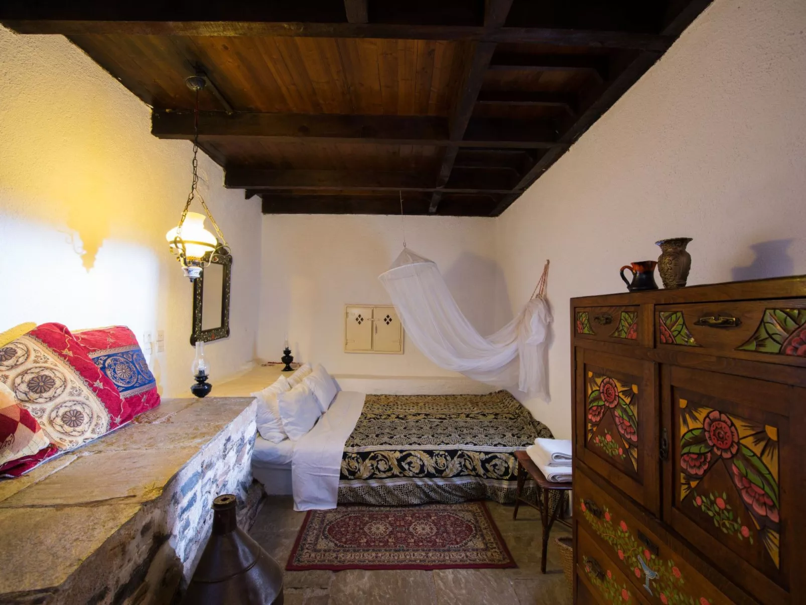 Authentisches Kreta Elounda Haus mit Meerblick Margarita-Drinnen