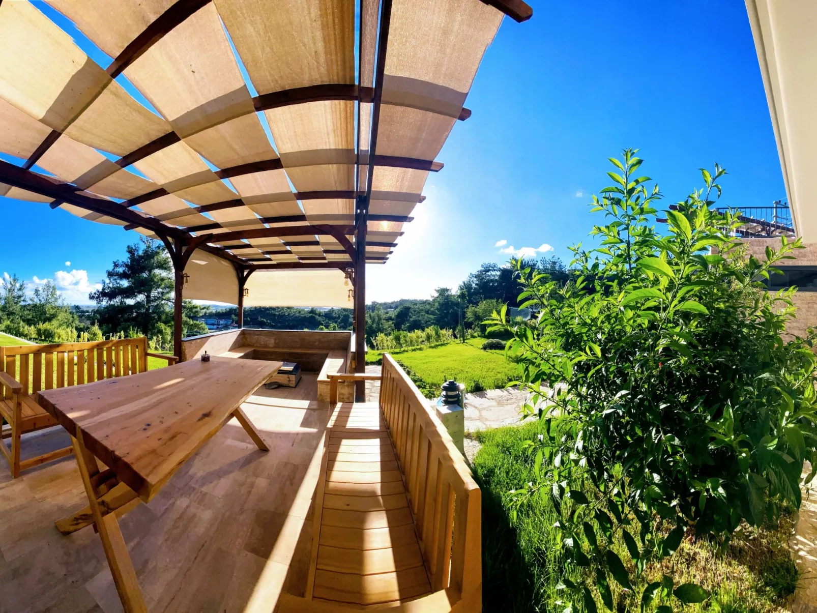 Berghütte mit eigenem Pool - Draußen