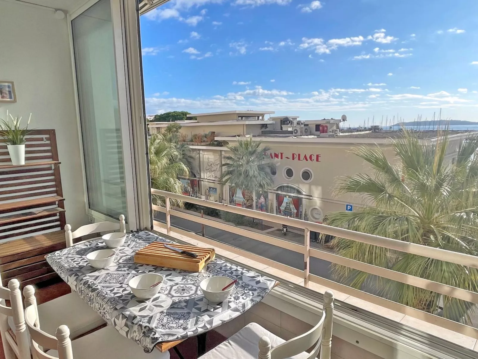 Appt T3 - Klima - Blick aufs Meer - Face plage - Ste Maxime - Drinnen