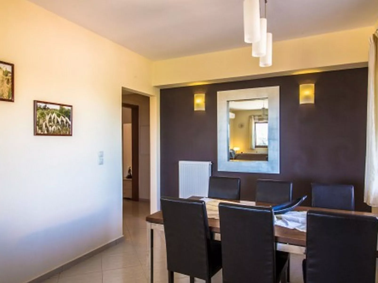 Villa Stefanos, Meerblick, privater Pool, Rethymno-Drinnen