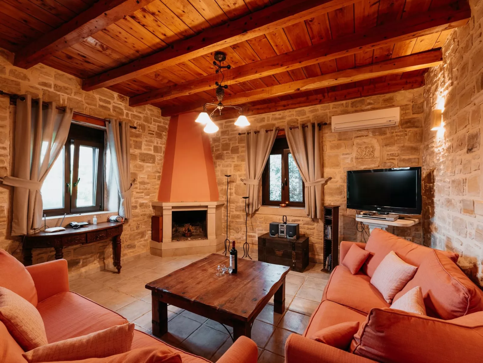 Ferienvilla Olympia-Drinnen