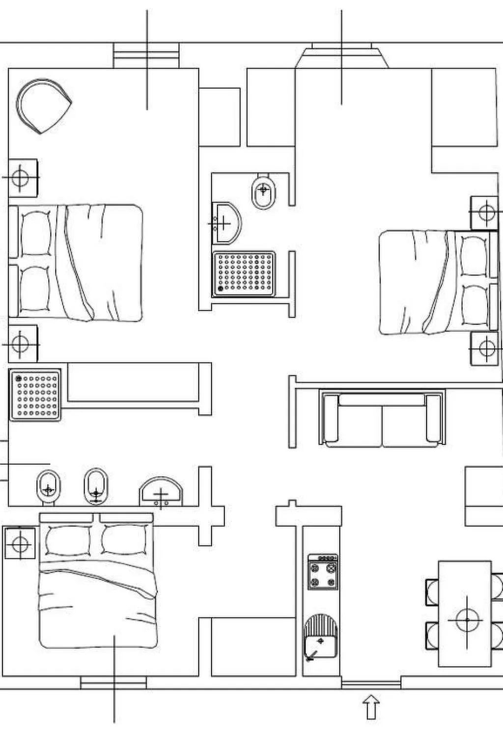 Santinovo Getreidespeicher Ferienwohnung-Inside