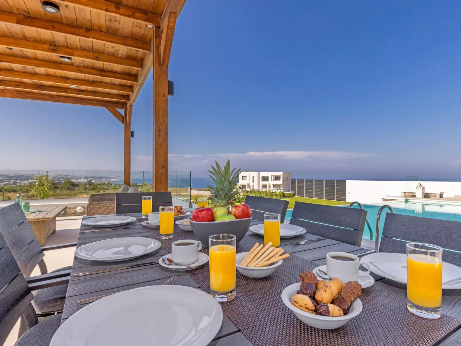 Ferienvilla Azalea mit Schwimmbad-Dehors