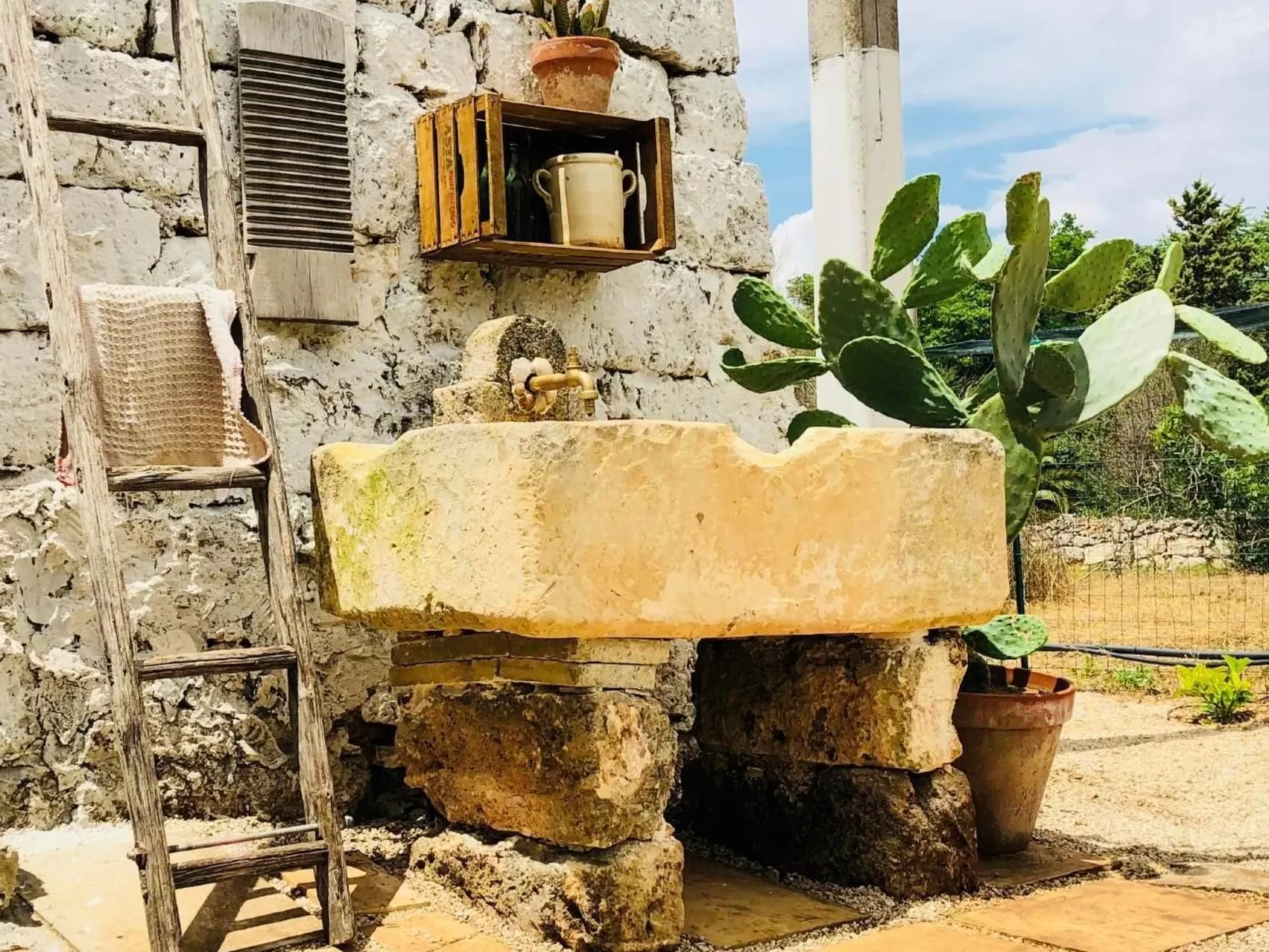 Wunderschönes Ferienhaus in Galatone-Draußen