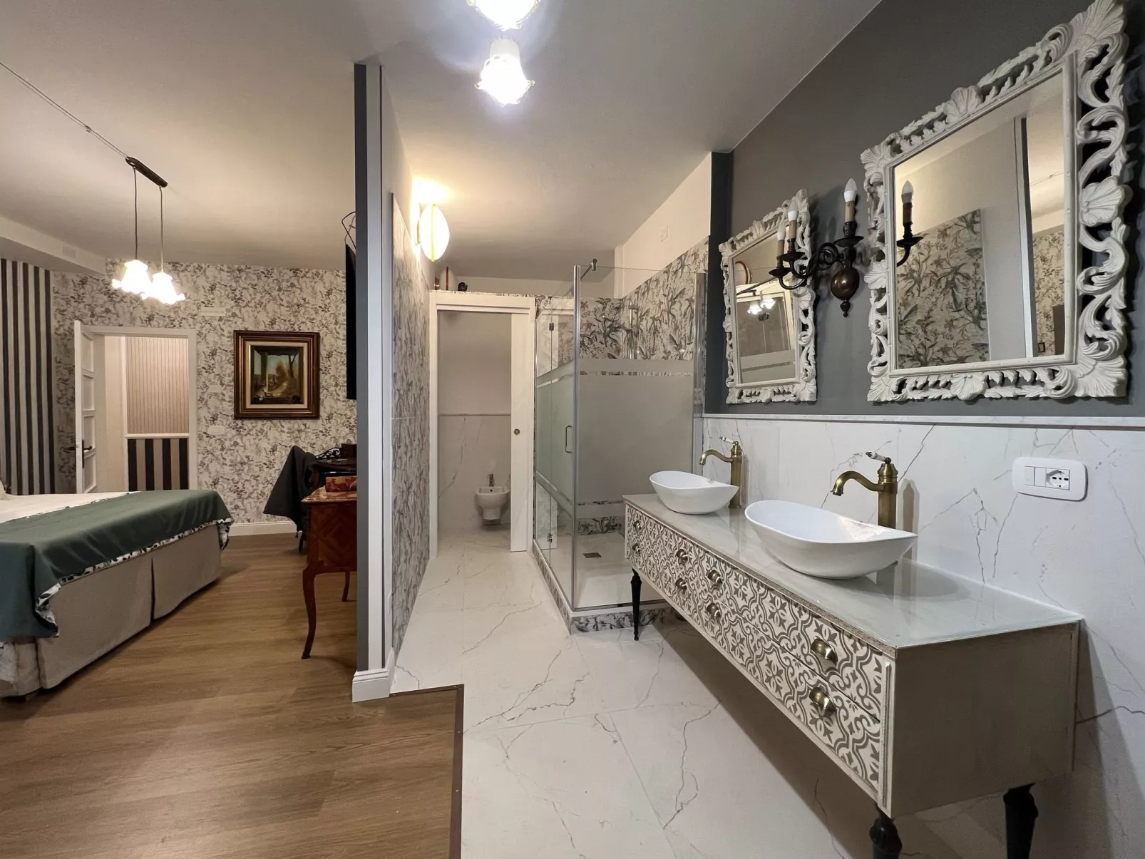 Tenuta "Villa Dalla Benetta" Pool - Wassermassage-Dedans