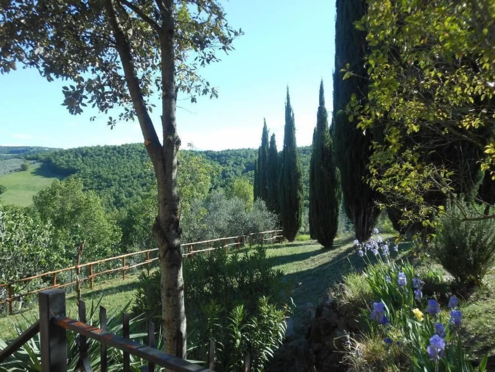 Casa Mulinello, Blick auf das Tal von Montepulciano-Image-tags.info