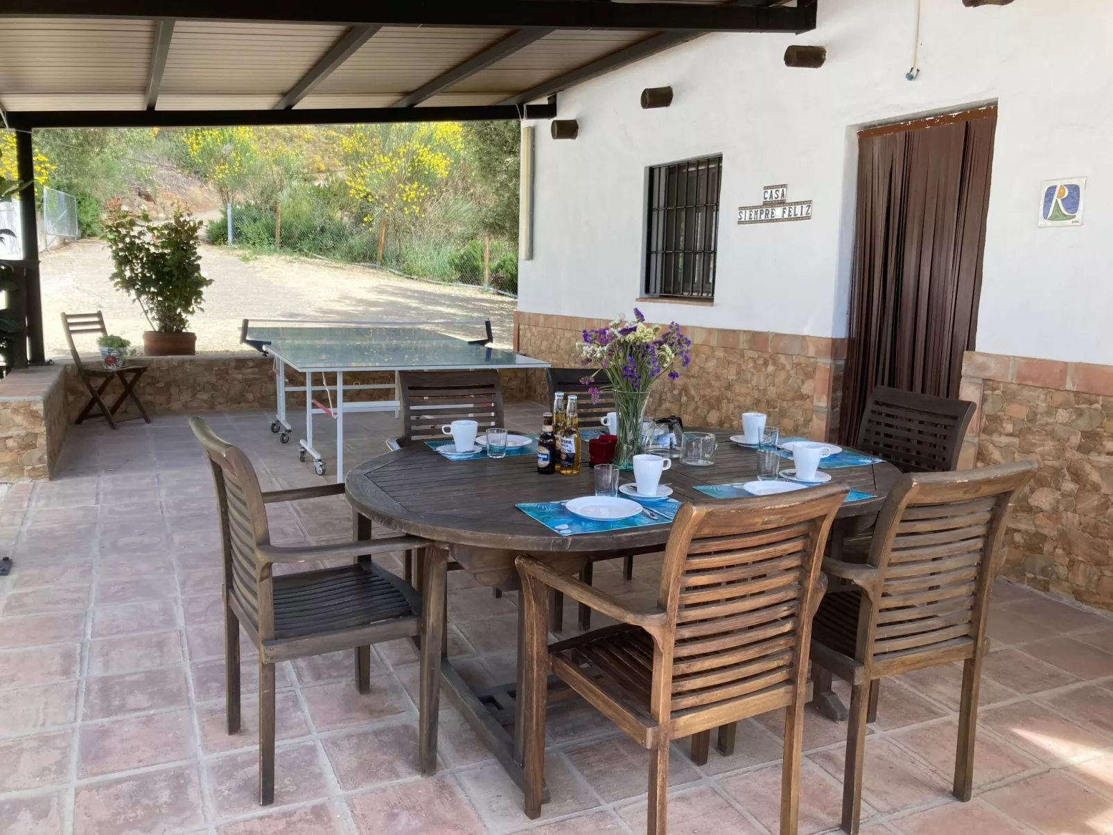 Wunderschön gelegenes Ferienhaus mit privatem Pool-Draußen