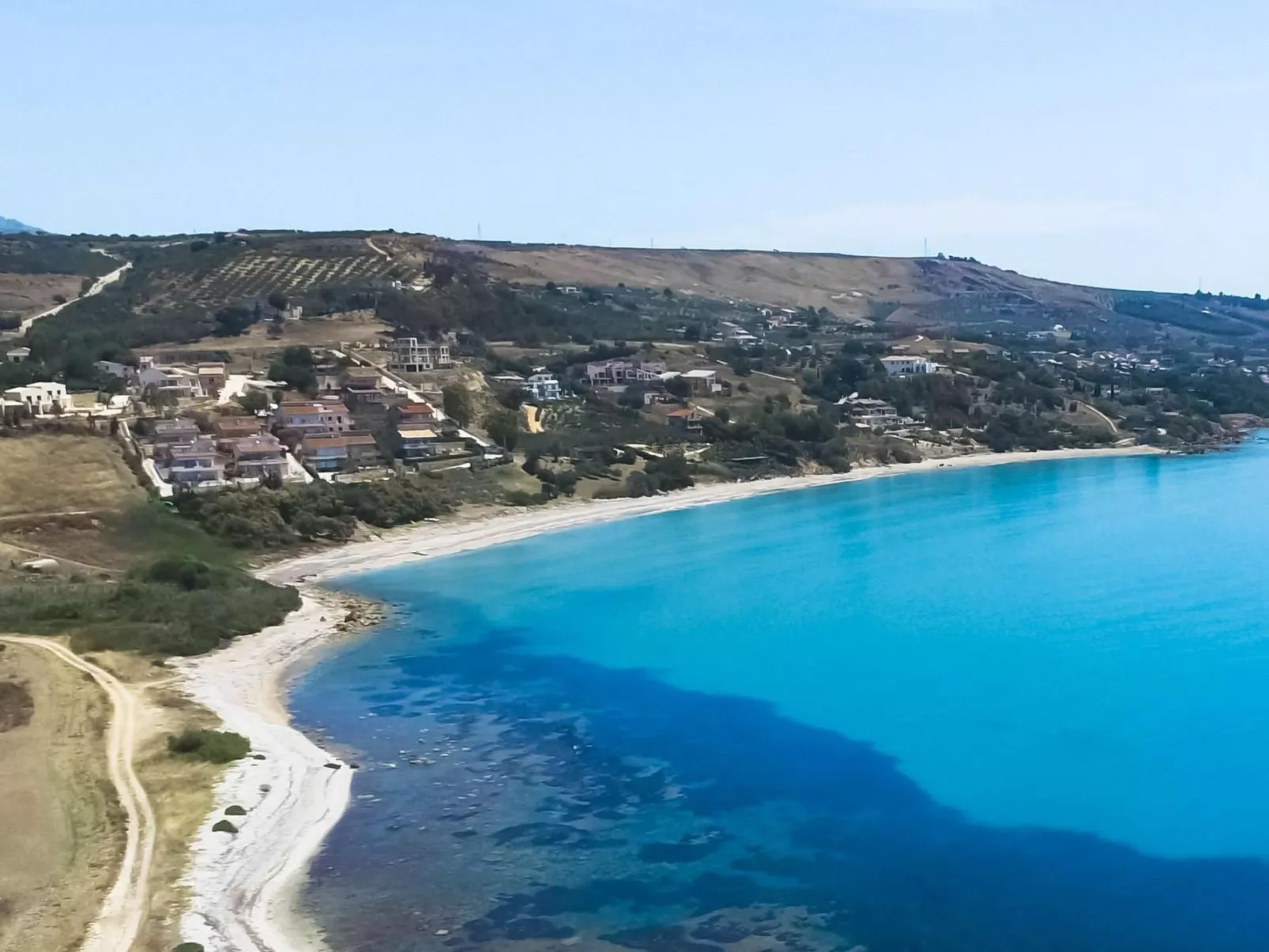 Ruhige Ferienwohnung in Sciacca mit Terrasse, Garten und Grill und Meerblick-Draußen