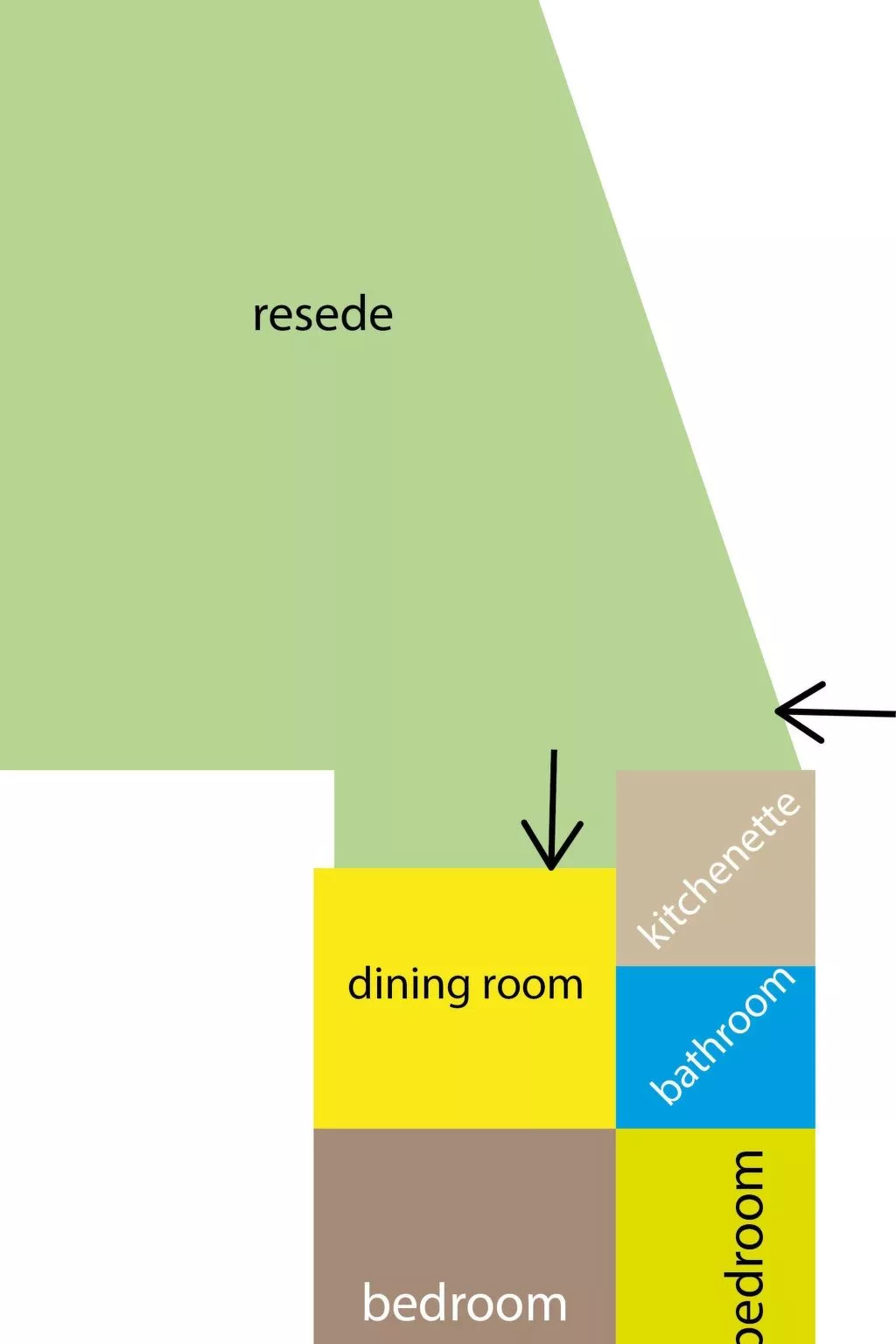 Garten' Ferienwohnung mit privatem Garten-Inside