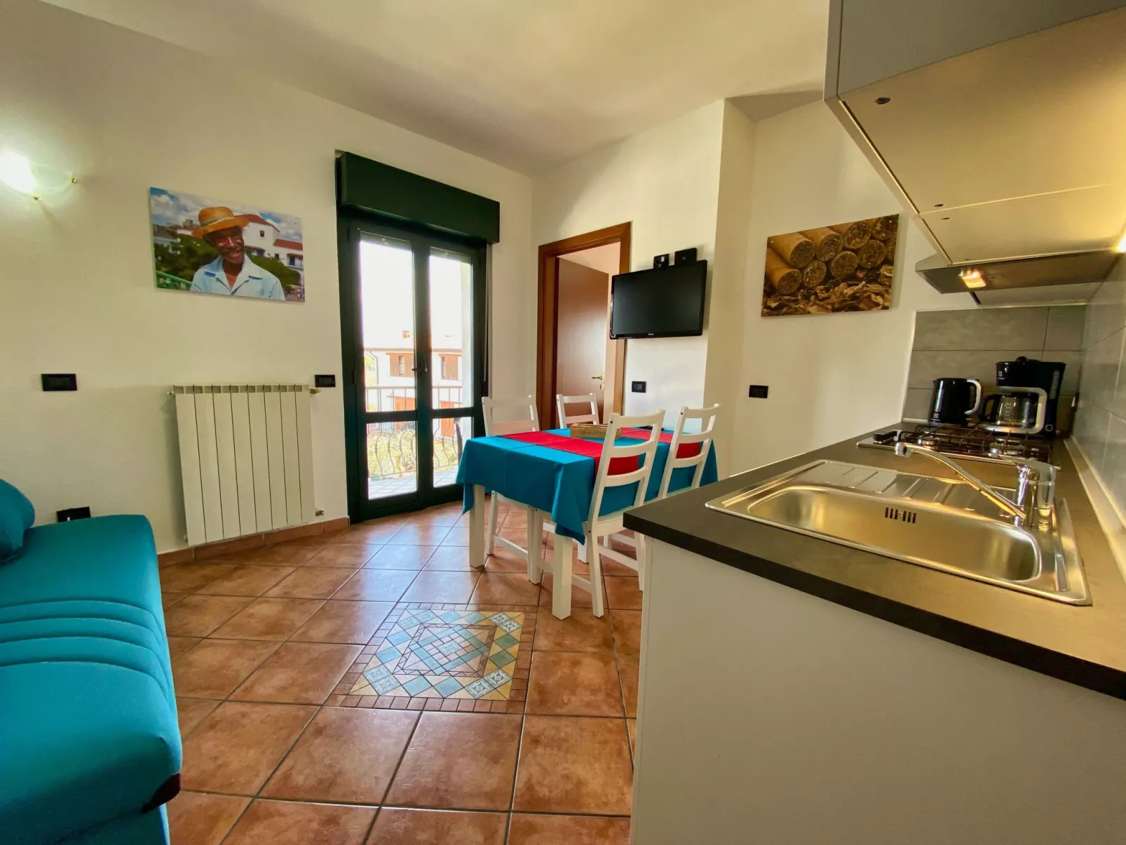 "Zweizimmerwohnung 3 Personen-Drinnen