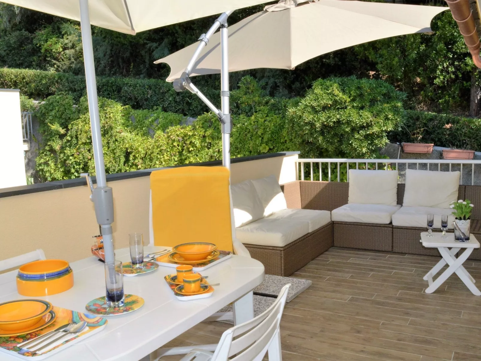 Charmantes Appartement in Moneglia mit Großer Terrasse-Dedans