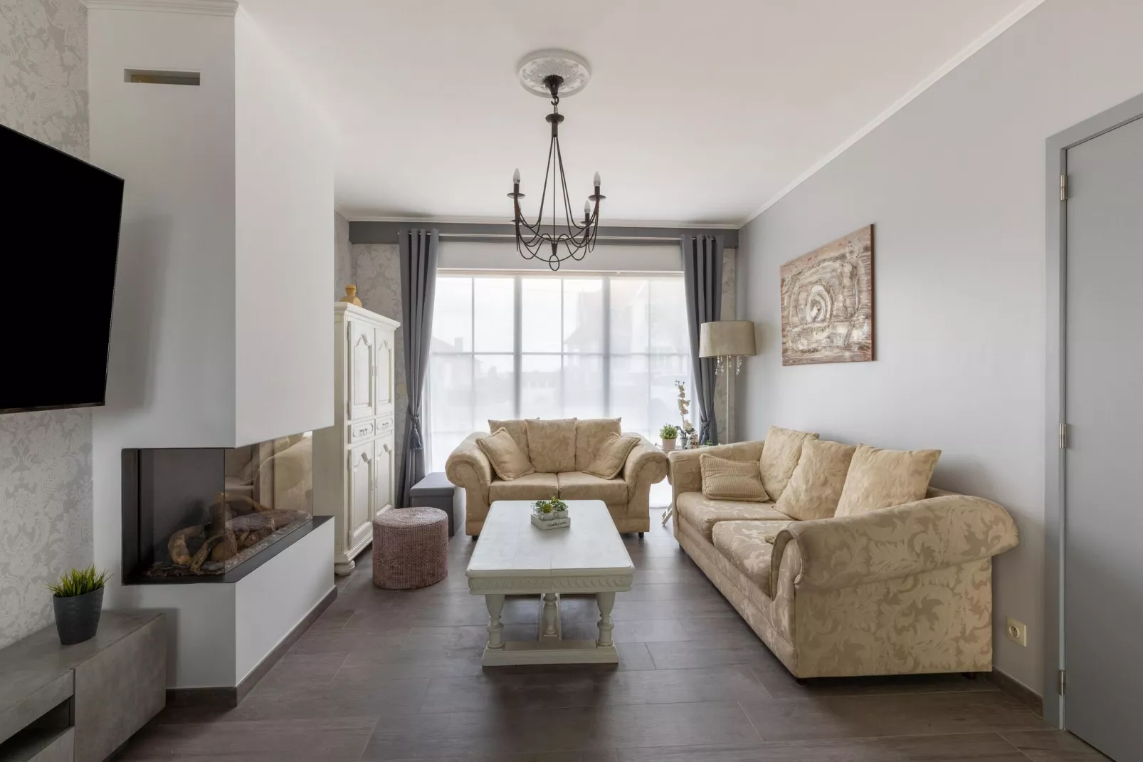 Vakantiehuis Westende-Bad-Wohnzimmer