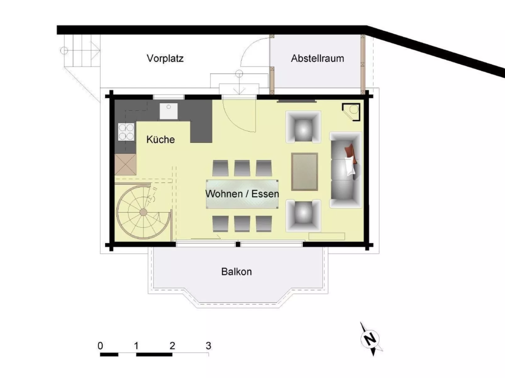 Chalet Eiger View-Drinnen