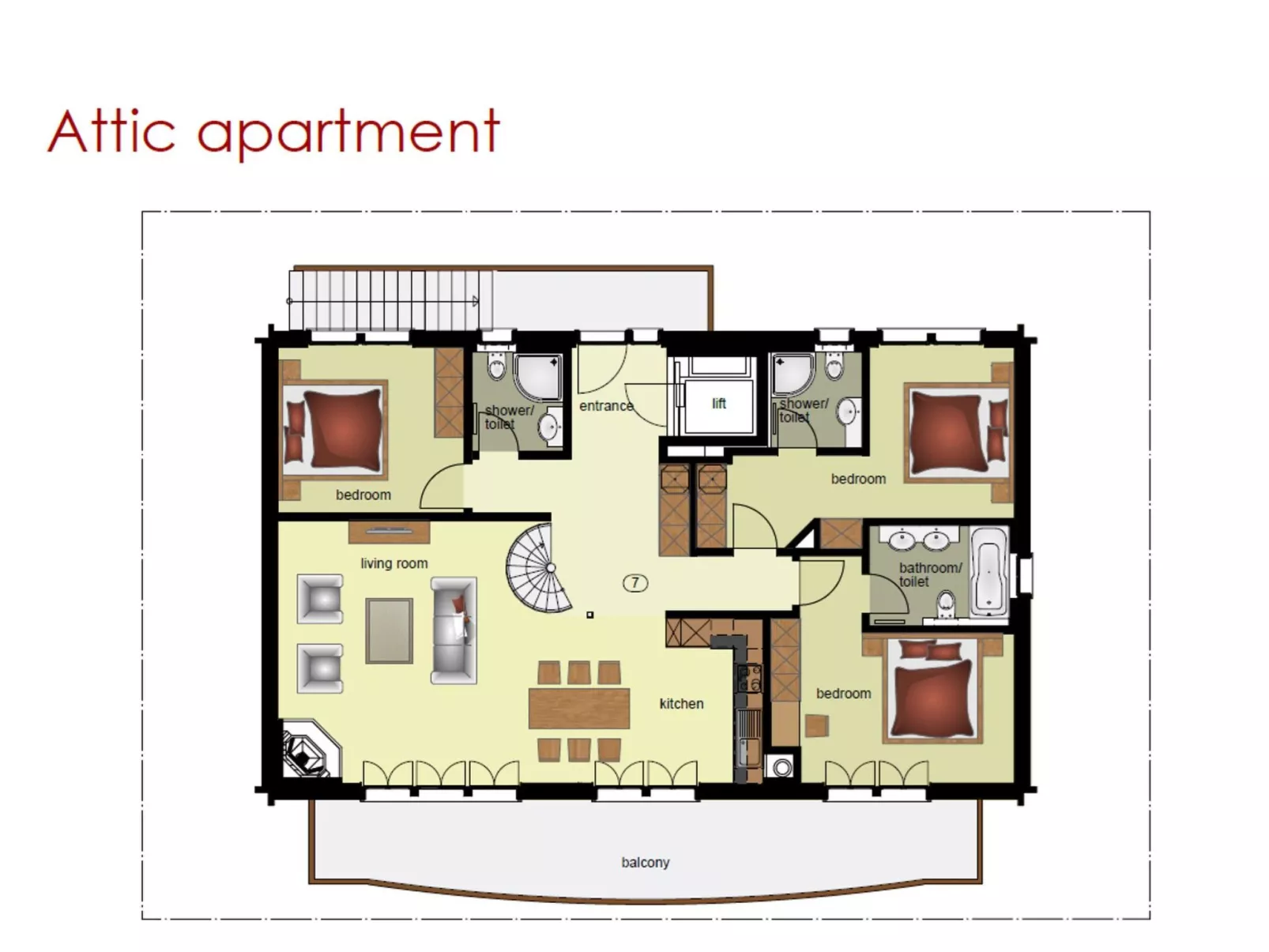 Apartment Bärgrose-Drinnen