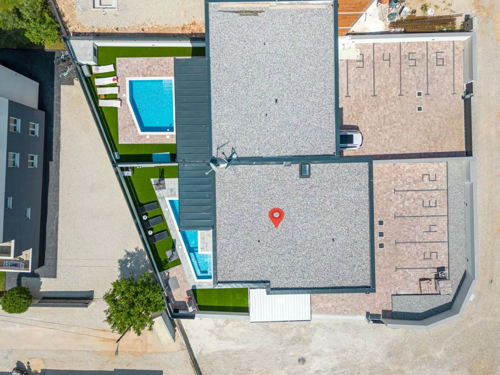 Apartment Rose mit privatem Pool-Inside