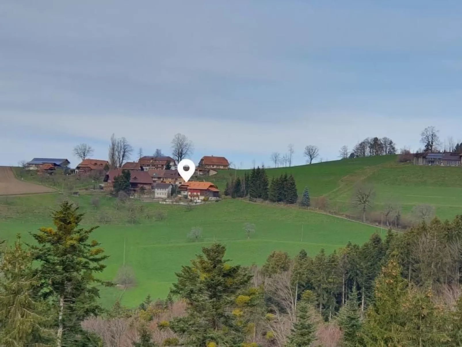 In einem heimeligen Berner-Stöckli-Outside