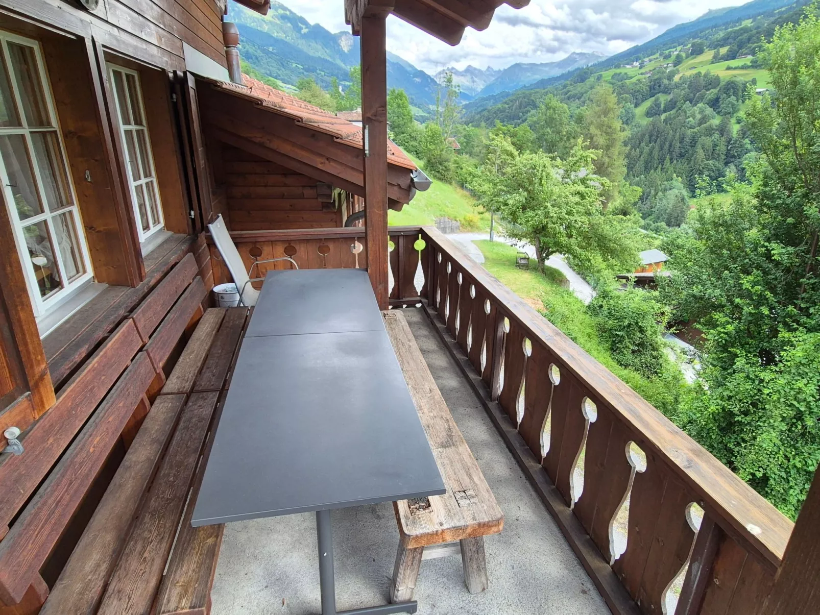 Ferienhaus Stutz Hausteil links-Draußen