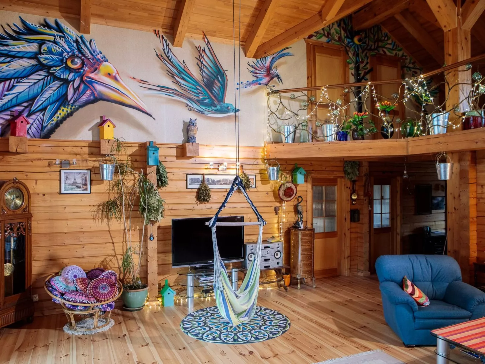 Saunabereich in Kepa - Vogelhaus-Dedans