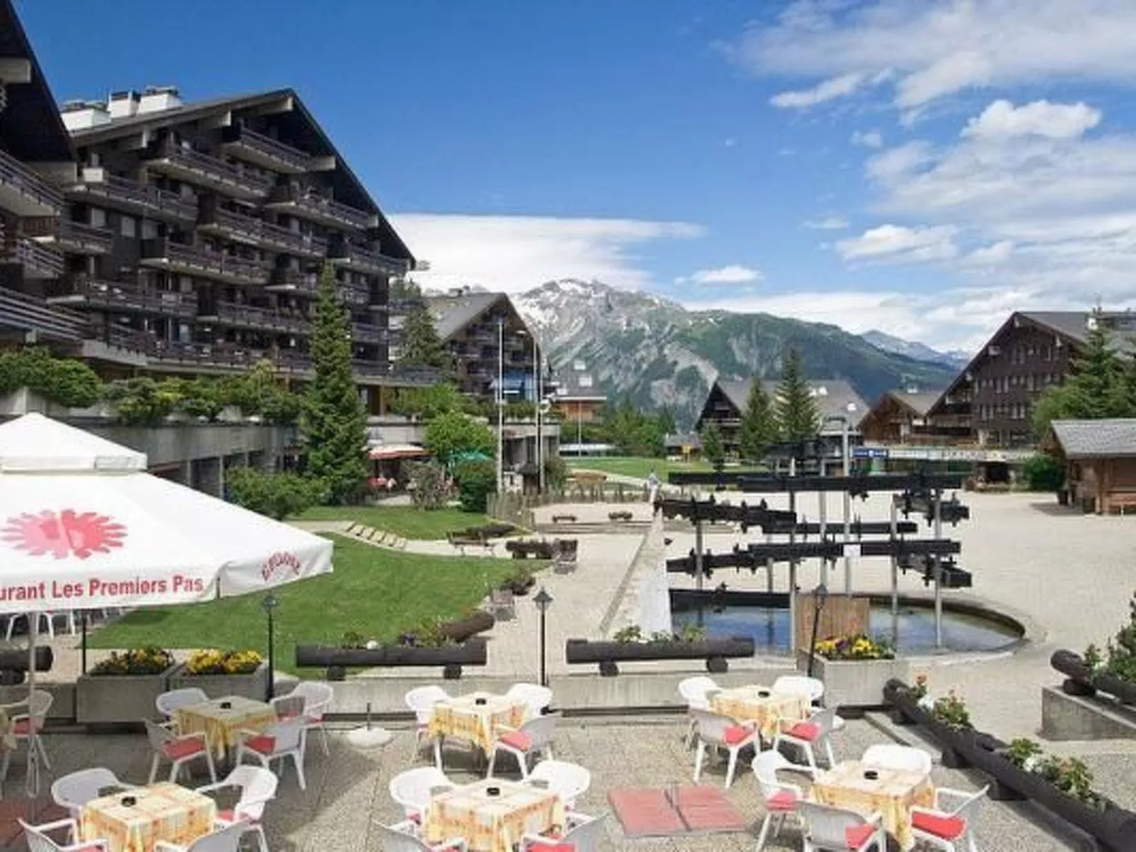 Ski-in Wohnung in Anzere mit Parkplatz-Outside