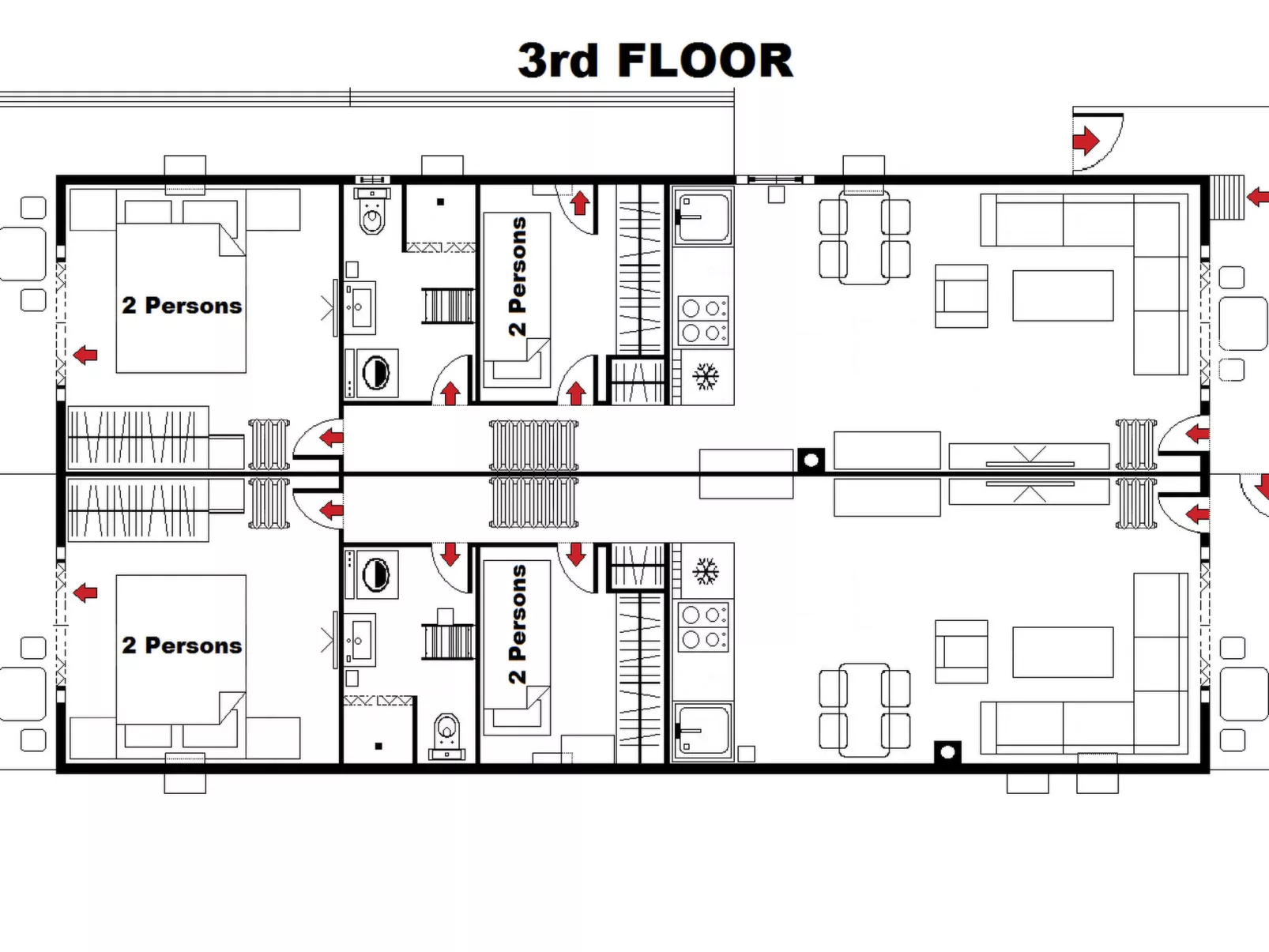 Wohnung "D und D Wohnungen Tivat"-Dedans