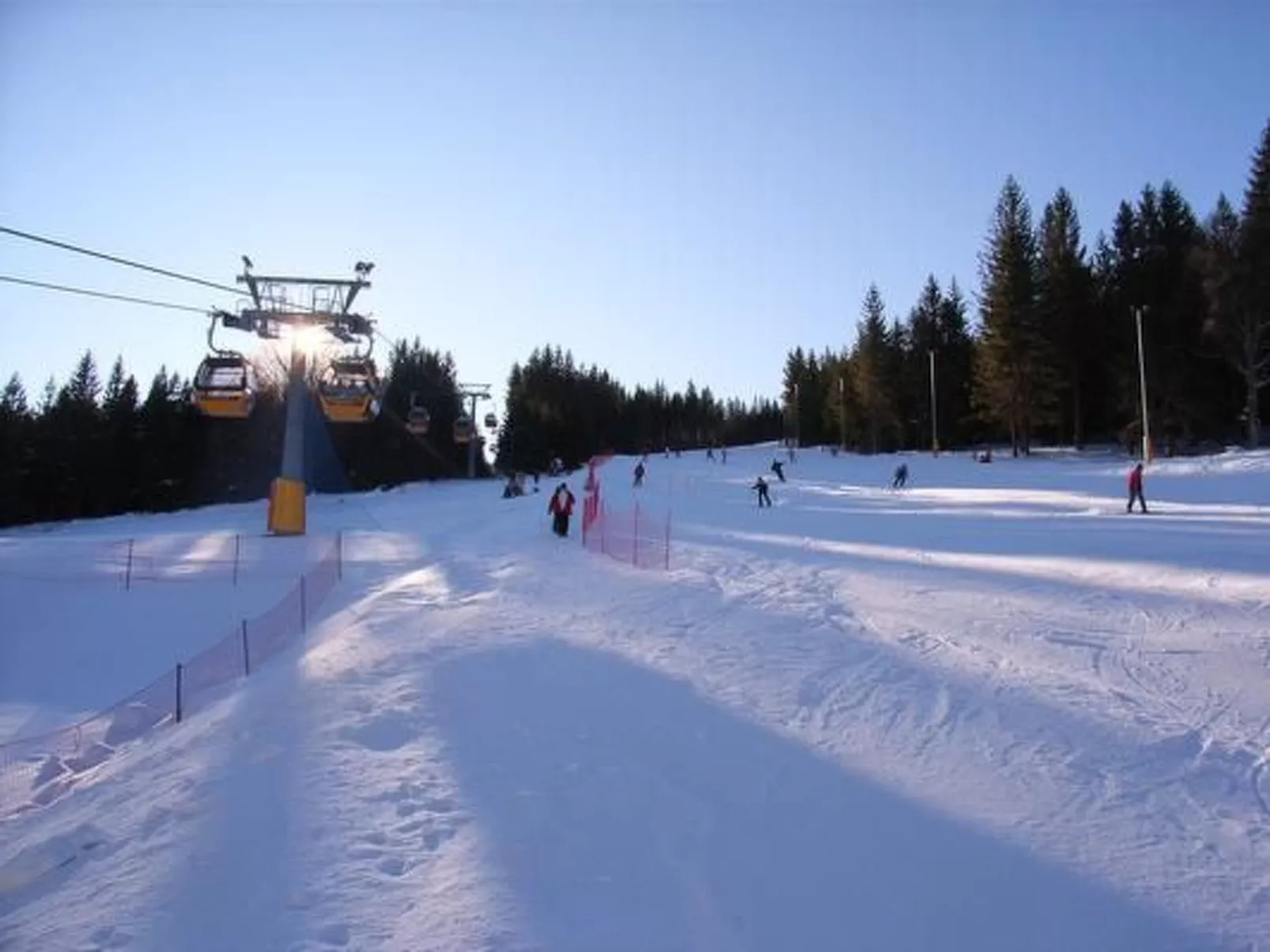 Blockhaus in Gajówka mit Kaminofen-Dehors