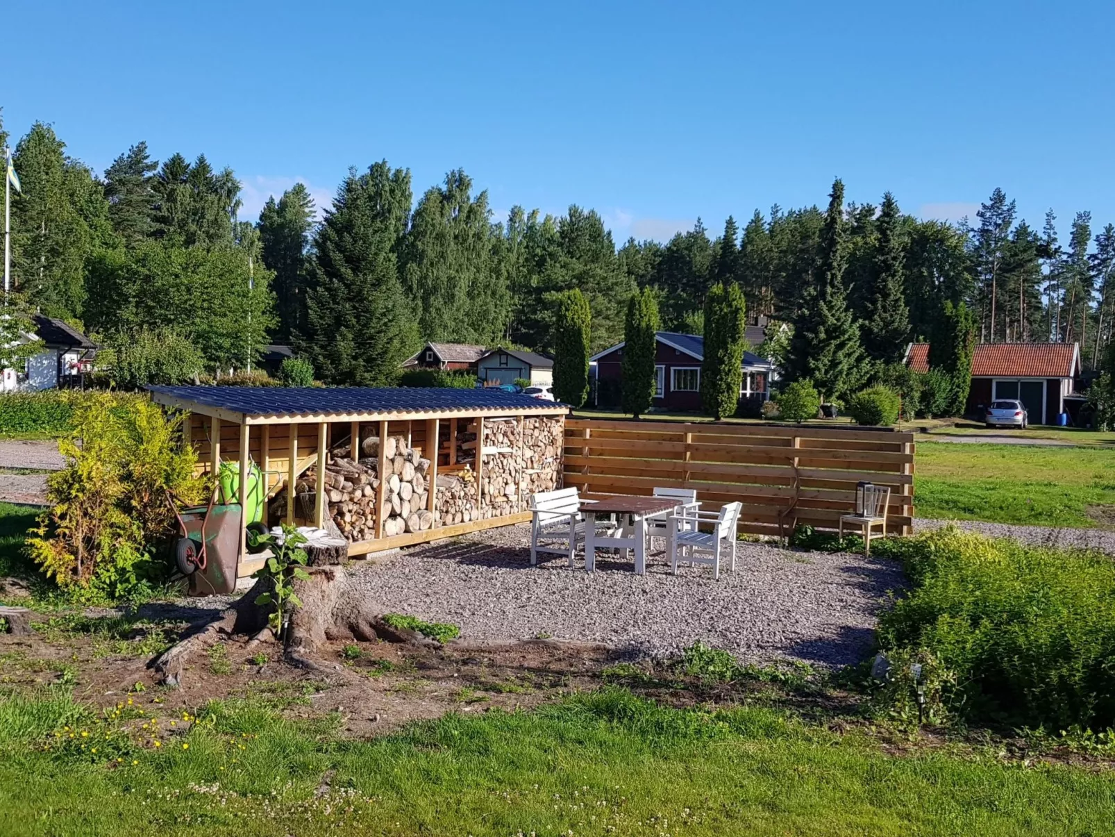 In Karlsborg mit Offenem Kamin-Draußen