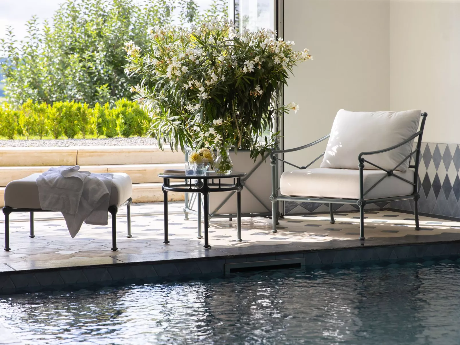 Chateau Duplex Ferme-Draußen