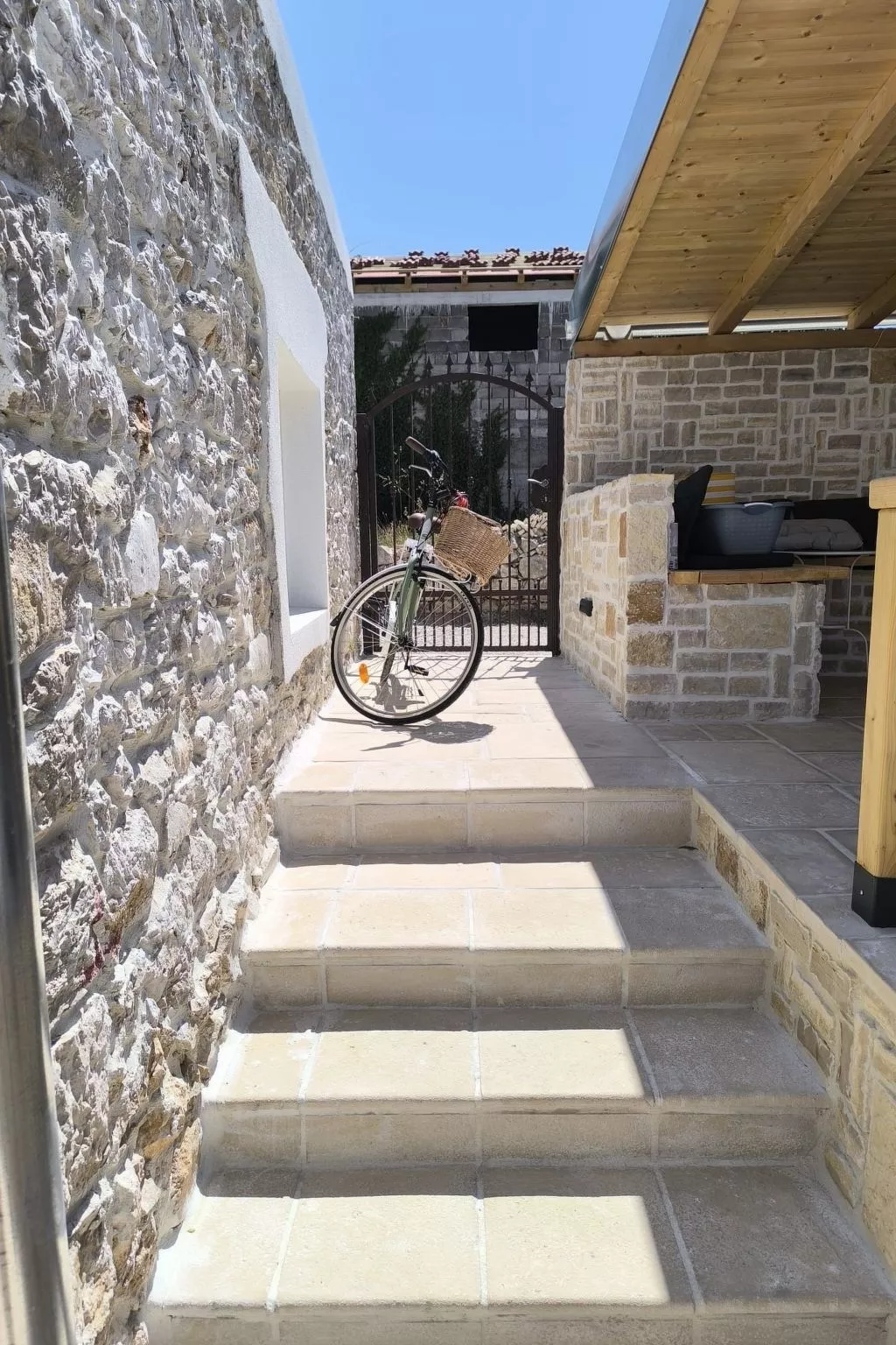 "Haus 51" direkt am Strand-Dehors