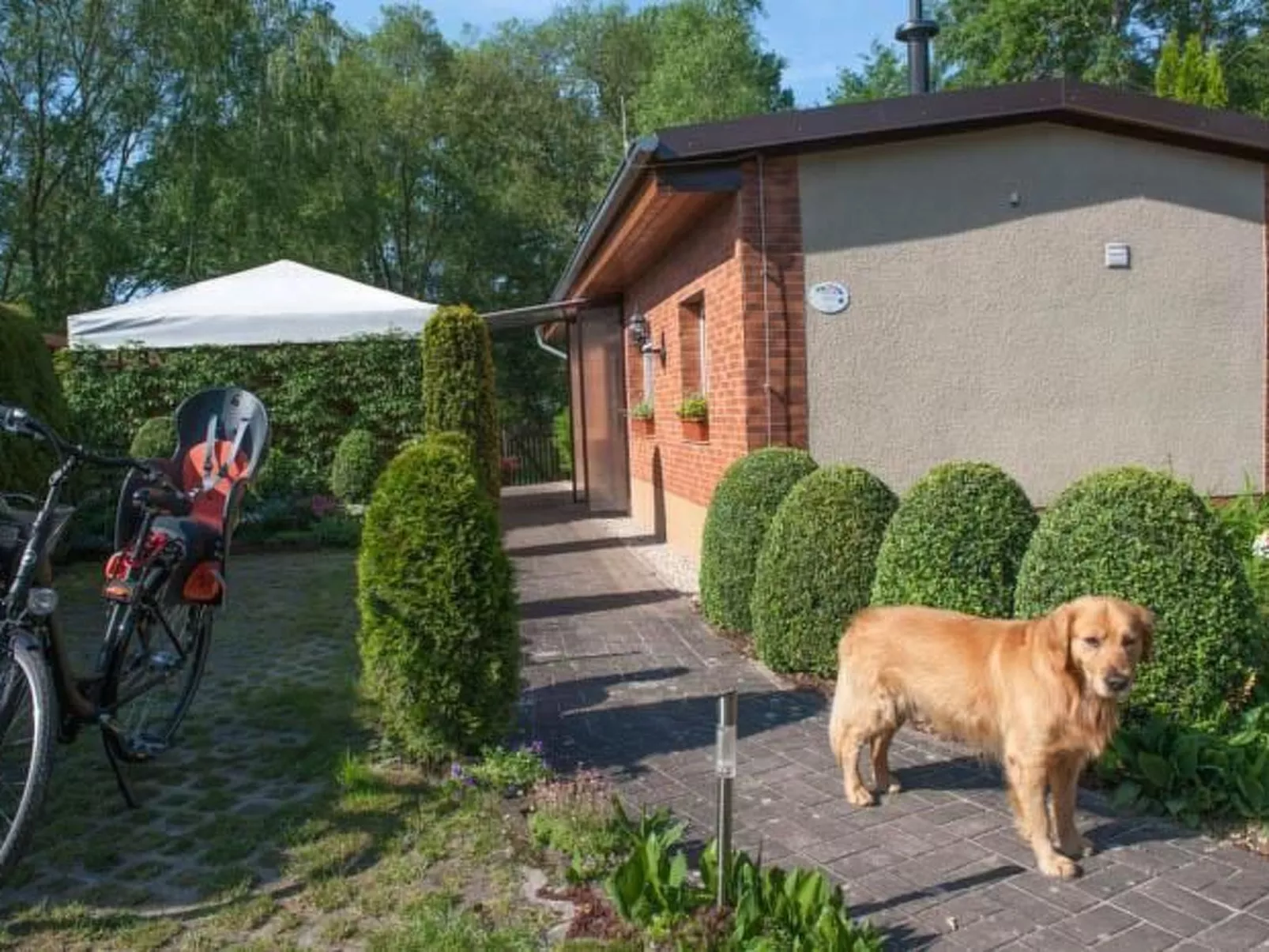 In Alt-Schadow mit Grill und Terrasse-Outside