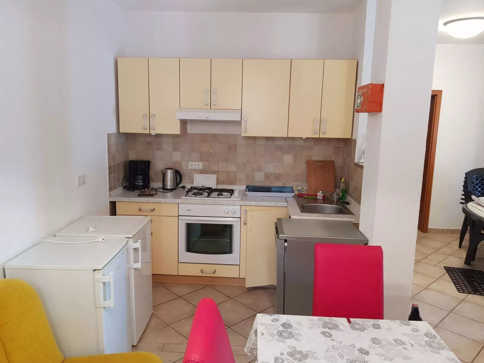 Große Wohnung in Mandre mit Grill und Terrasse-Dedans