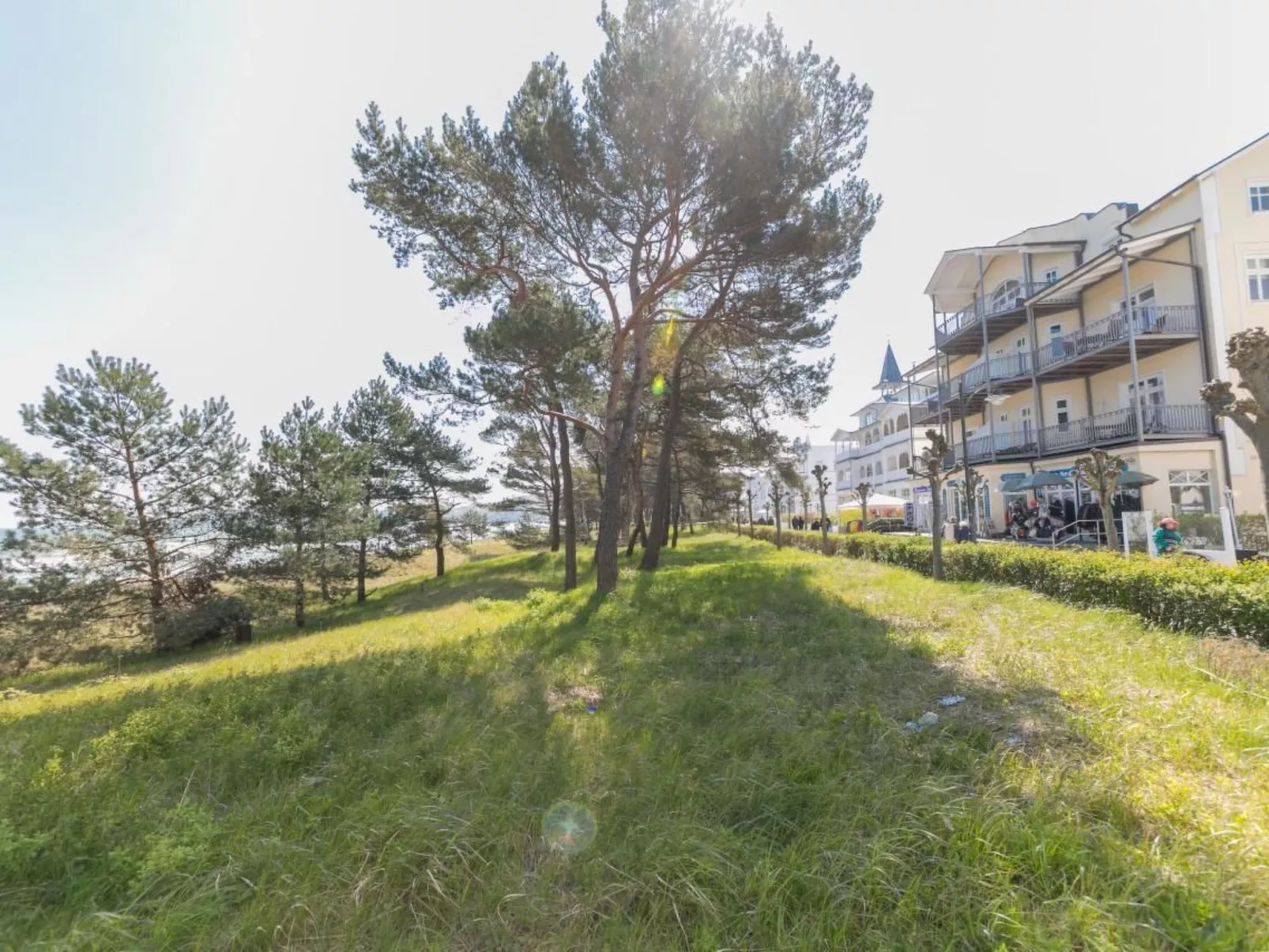 Appartement mit Blick auf das Wasser-Draußen