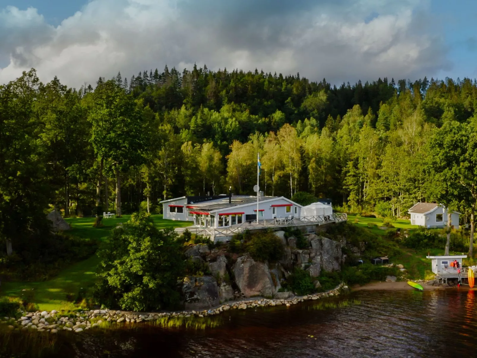 "Évika 1" mit Sauna-Outside