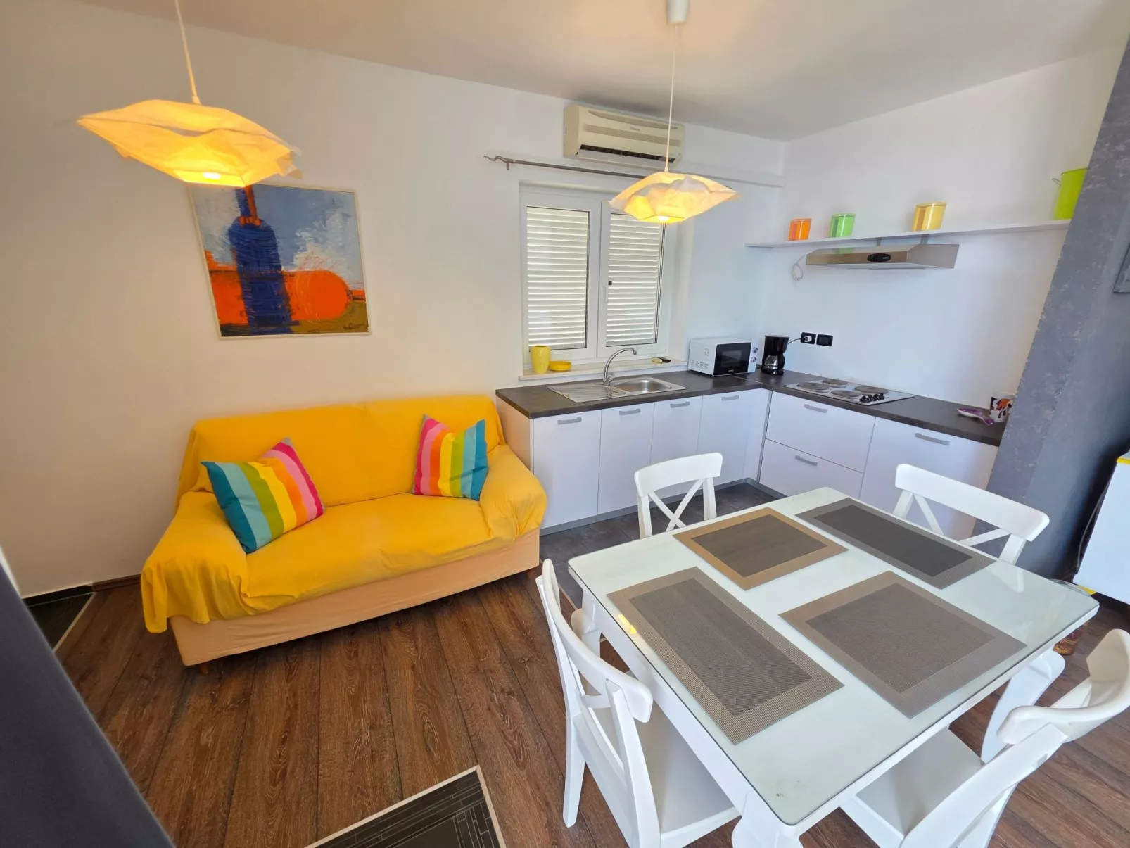 Wohnung für 4 Personen mit Meerblick-Drinnen