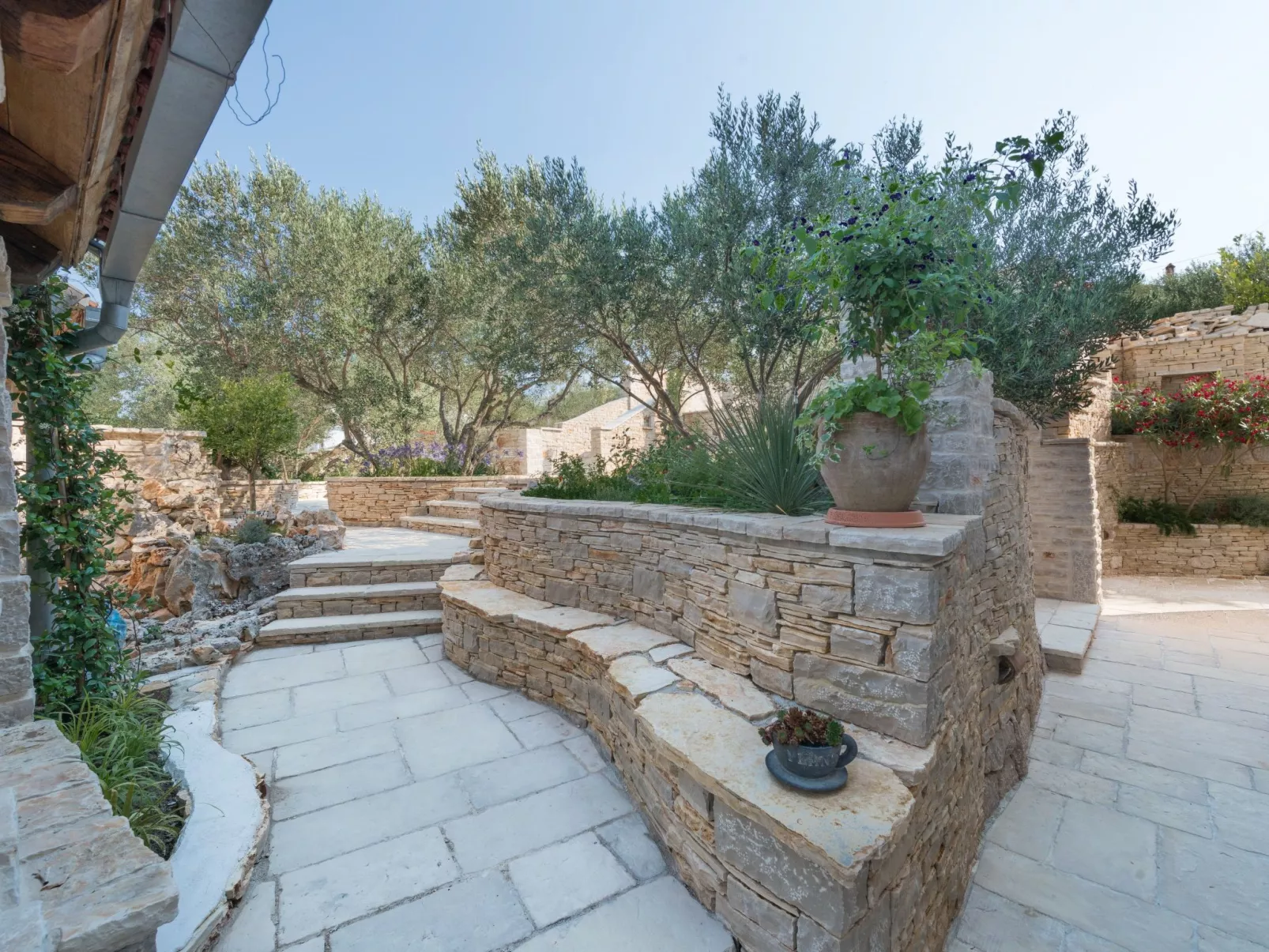 Wohnung "Villa Kos A-1" mit Pool-Draußen