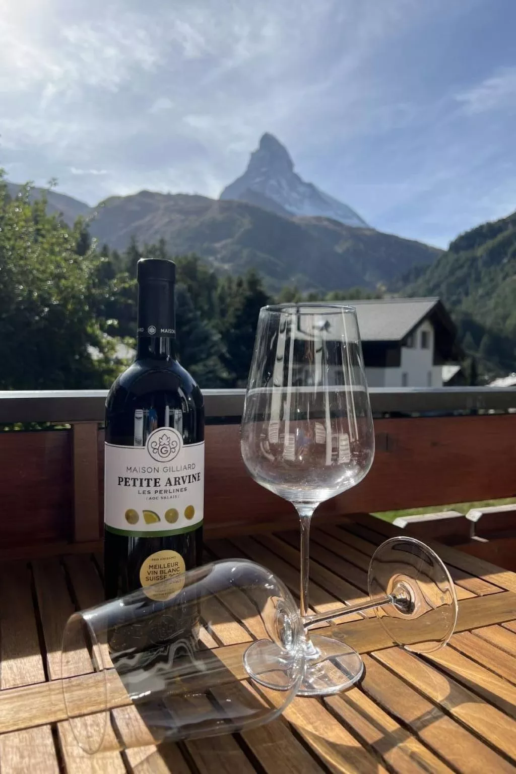 Studio mit traumhaftem Blick auf das Matterhorn-Dehors