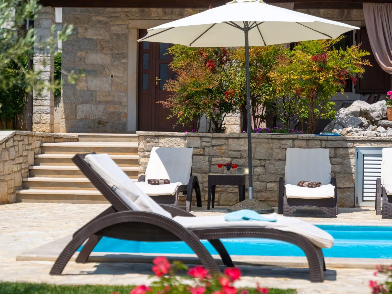 Landhaus Villa Casa Danijel mit Pool und Meerblick-Dehors