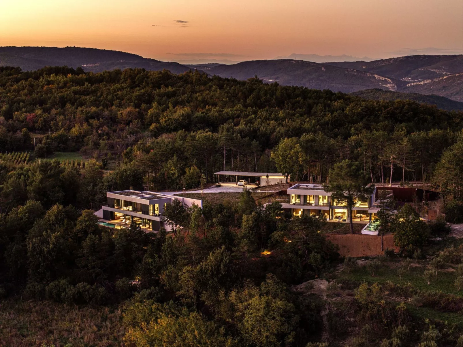 Ferienvilla Villa L Istra mit privatem Pool-Draußen