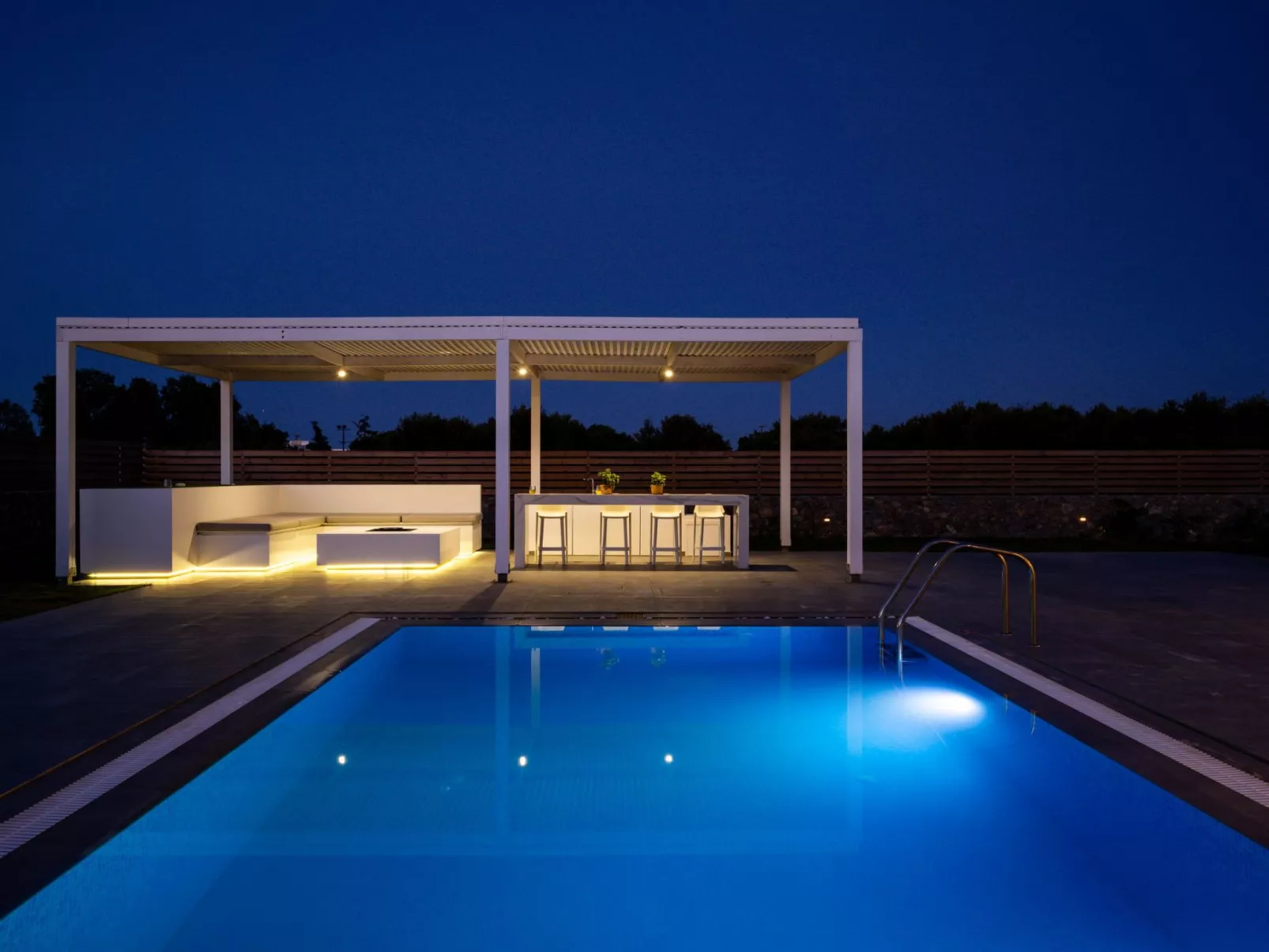 Sardines Luxury Villa 1 - Privater Pool und Garten-Draußen