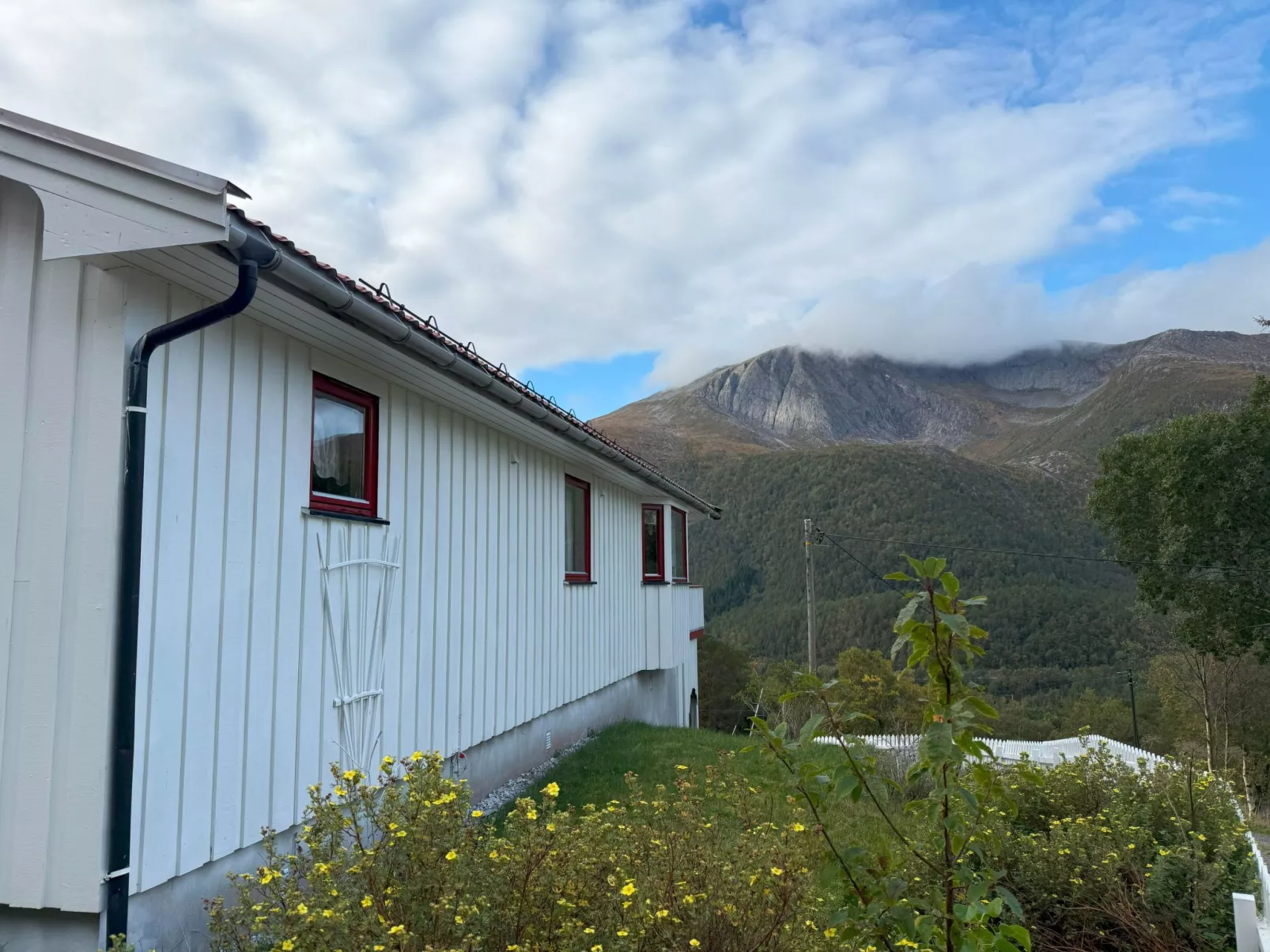 Stabben white House-Dehors
