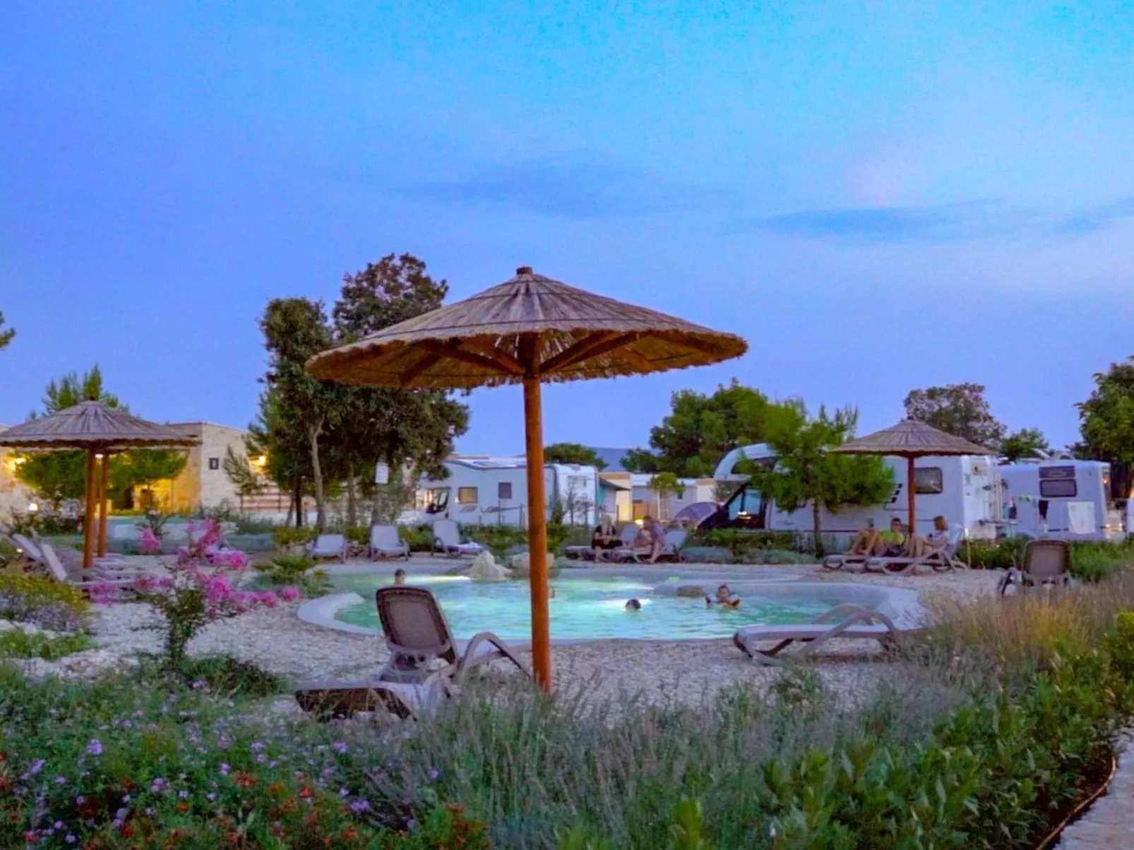 Mobilheim direkt am Strand-Outside