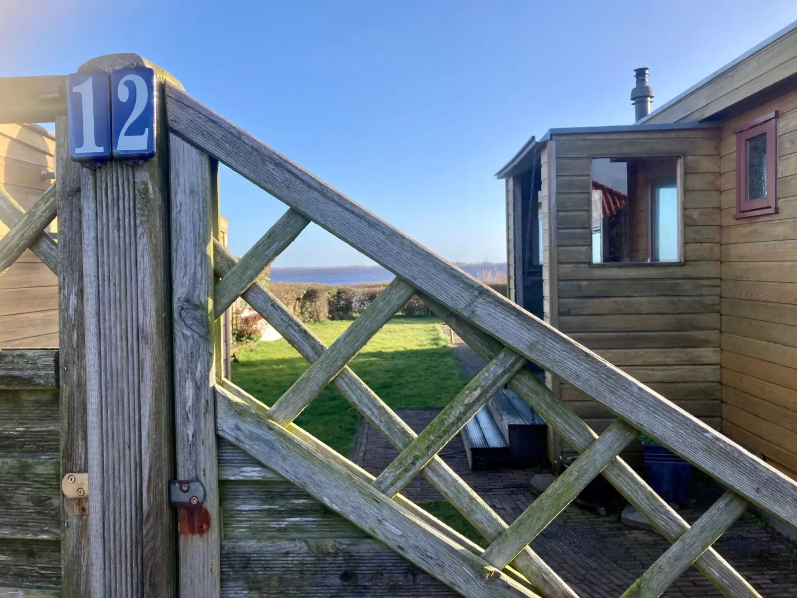 Haus Sonnenschein mit Blick auf das Lauwersmeer-Outside